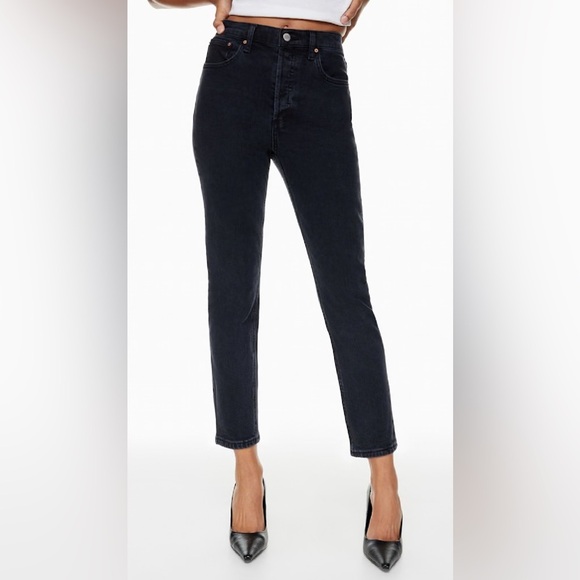 Denim Forum The Yoko High Rise Slim 28L Size 25 - Picture 1 of 12